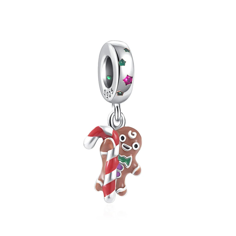 Berloque Boneco de Biscoito Prata 925