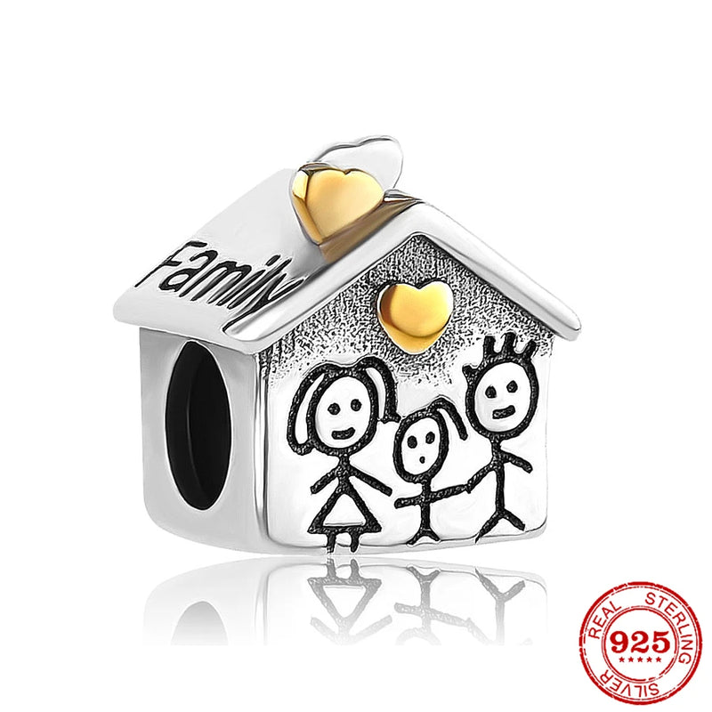 Berloque Lar da Família - Prata 925